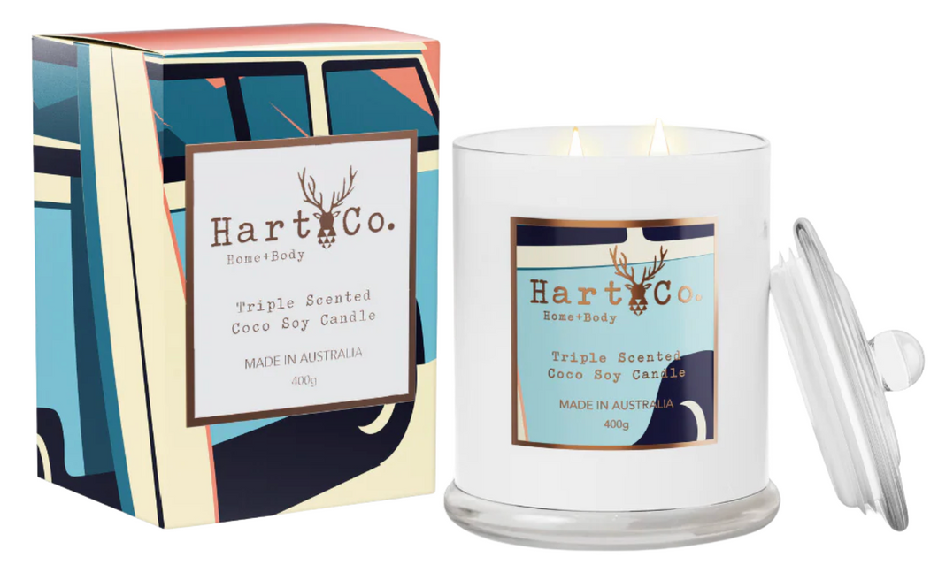 Beach Bum large Candle