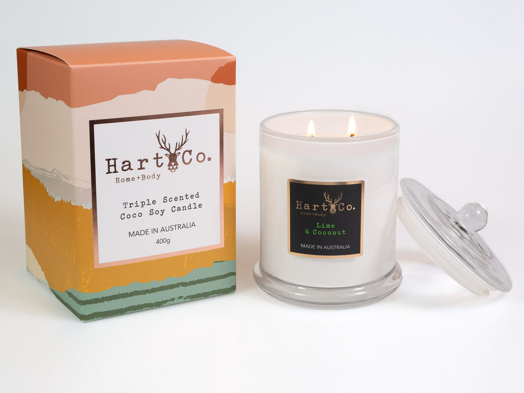 Lime & Coconut Large Scented Candle