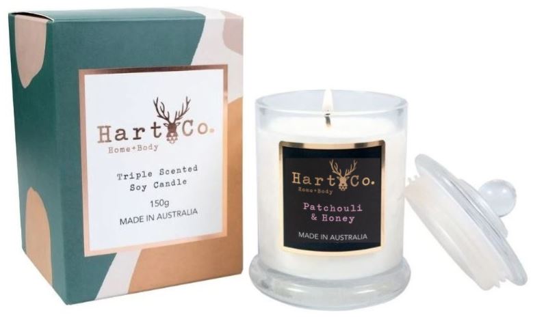 Patchouli & Honey Small Scented Candle